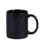 Set of 2 Black Ceramic Mugs