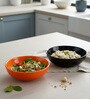 Set Of 2 Ceramic  Snack Bowl