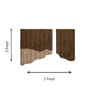 Set Of 2 Chocolate-Brown High Texture Wool Wall Art