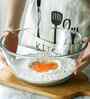 Set of 2 Crystal Lead Free Glass 1600ml Mixing Bowls