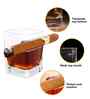 Set of 2 Crystal Lead Free Glass 320ml Cigar Whiskey Glasses
