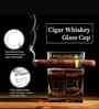 Set of 2 Crystal Lead Free Glass 320ml Cigar Whiskey Glasses
