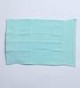 Blue Solid 380 GSM Cotton Hand Towels (Set of 4)