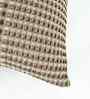 Set Of 2 Dark Brown Cotton Solid Cushion Covers