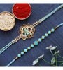 Set of 2 Designer Rakhi & Roli Chawal Pack