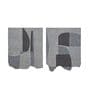 Set Of 2 Dim-Grey High Texture Wool And Silk Wall Art
