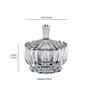 Set of 2 Dry Fruit Bowls With Glass Tray