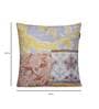 Silver Chenille Floral 24x24 inches Cushion Cover (2Pc)
