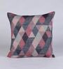 Multicolor Geometric Jute 16 x 16 Inches Cushion Covers (Set of 2)
