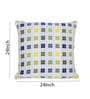 White Geometric Cotton 24 x 24 Inches Cushion Covers (Set of 2)