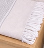 Set Of 2 Grey Cotton Bath & Hand Towels Set