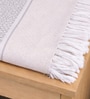 Set Of 2 Grey Cotton Bath Towels