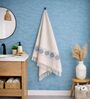 Set Of 2 Grey Cotton Bath Towels