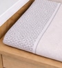 Set Of 2 Grey Cotton Bath Towels