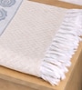 Set Of 2 Grey Cotton Bath Towels