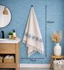 Set Of 2 Grey Cotton Bath Towels