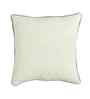 Set Of 2 Grey Cotton Floral Cushion Covers