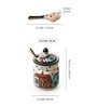 Set of 2 Handcrafted Barni Jars with Spoons