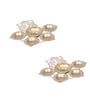 Set Of 2 Laxmi Ganesh Urli Diyas