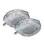 Set of 2 Leaf Designed Side Plates