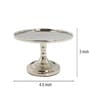 Set of 2 Metal Pillar Candle Holders 3 Inch High Candle Stands