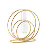 Set of 2 Metal Wire Glass Tube Vase