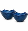 Midnight Blue Textured Ceramic Bowls, 500 Ml (Set Of 2)