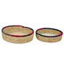 Set Of 2 Multicolortwilight Sabai Grass Twilight Bloom Baskets