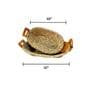 Set Of 2 Natural Sabai Grass Bread Bower Bread Basket