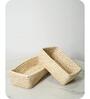 Set Of 2 Natural Sabai Grass Serenity Basket Duo Organizers