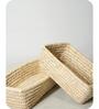 Set Of 2 Natural Sabai Grass Serenity Basket Duo Organizers
