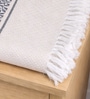 Set Of 2 Navy Blue Cotton Bath Towels