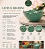 Ocean Bloom Handmade Ceramic Serving Bowls, 500 Ml (Set Of 2)
