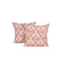Set of 2 Ornate Damask Throw Cushion Covers (18x18)