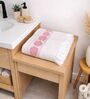 Set Of 2 Pink Cotton Bath & Hand Towels Set