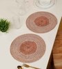 Set of 2 Pure Cotton Geometric Print Digitally Printed Table Runners