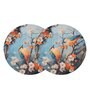 Set of 2 Pure Cotton Geometric Print Digitally Printed Table Runners