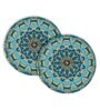 Set of 2 Pure Cotton Geometric Print Digitally Printed Table Runners
