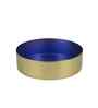 Set of 2 Round & Oval Gold Gradient Tray