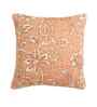 Set Of 2 Rust Tnt Fancy Yarn Textured Cushion Covers