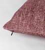 Chenille Plain Solid 16x16 Inch Cushion Covers (Set Of 2)