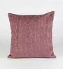 Chenille Plain Solid 16x16 Inch Cushion Covers (Set Of 2)