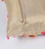 Set of 2 Solid Colour Art Silk Beige Cushion Covers 16 x 16 inches