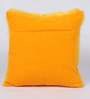 Set of 2 Solid Colour Fur Yellow Cushion Covers 16 x 16 inches