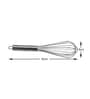 Set of 2 Stainless Steel Egg Whisk and Potato Masher