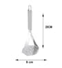 Set of 2 Stainless Steel Egg Whisk and Potato Masher