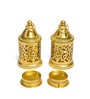 Set Of 2 Gold Metal Table Decor Tea Light Holder