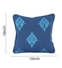 Blue Traditional Cotton 16 x 16 Inch Cushion Covers (Set of 2)