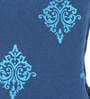 Blue Traditional Cotton 16 x 16 Inch Cushion Covers (Set of 2)