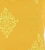Yellow Traditional Cotton 16 x 16 Inches Cushion Covers (Set of 2)